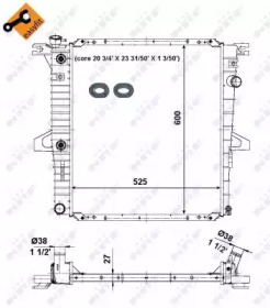 WILMINK GROUP wg1723001 -  Радиатор, охлаждение двигателя